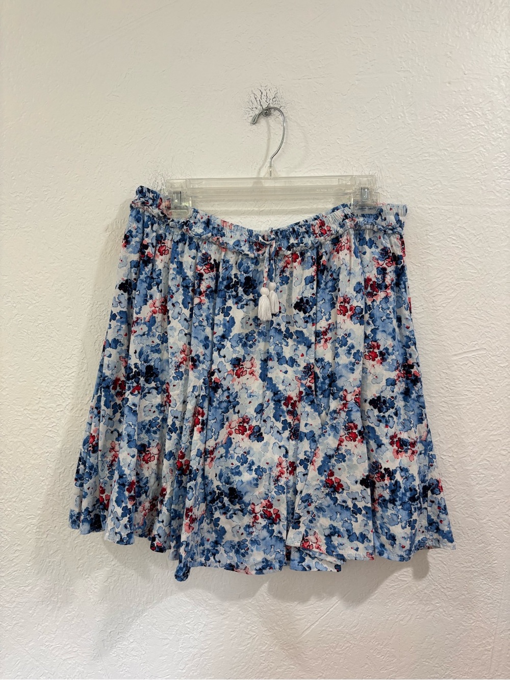 Crown & Ivy Floral Godet Flared Skirt